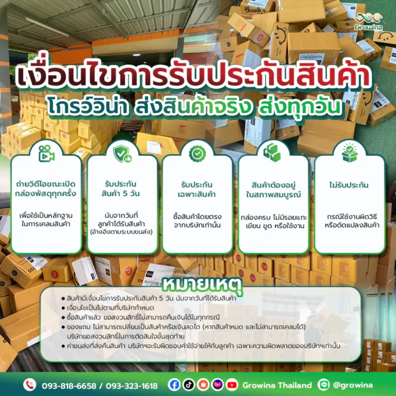 โกรว์วิน่า ฮอร์โมนน้ำ สารสกัดจากธรรมชาติ ลงทุนหลักร้อย แต่ผลผลิตหลักหมื่น 1